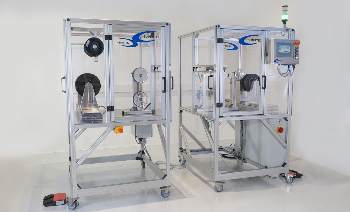 winding machine for cleaning wire